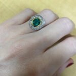témoignage bague art deco émeraude diamants